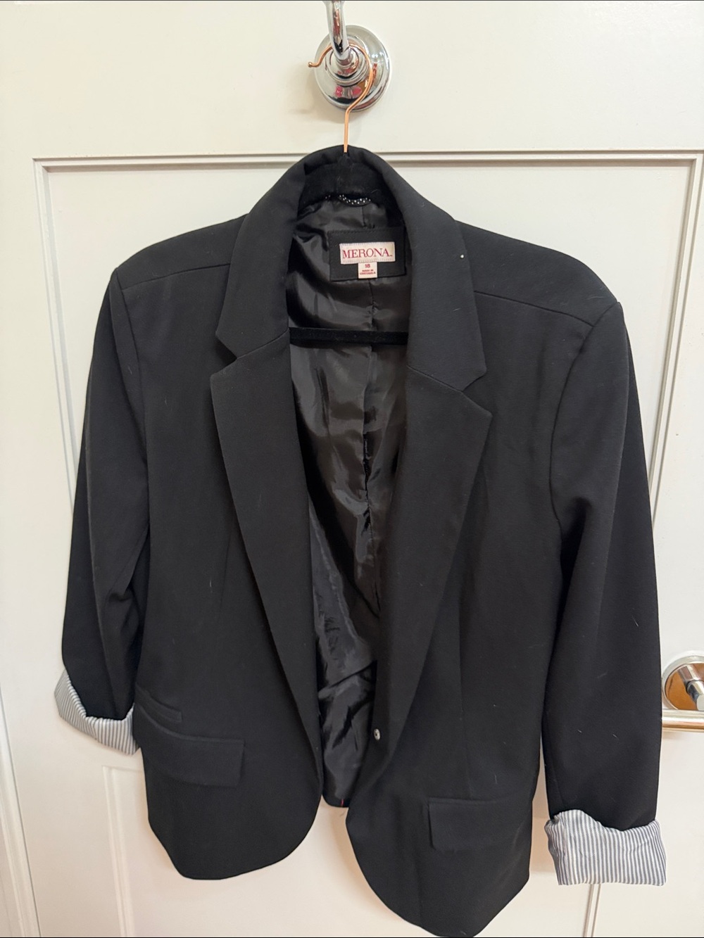 Merona Black Women's Tailored Blazer